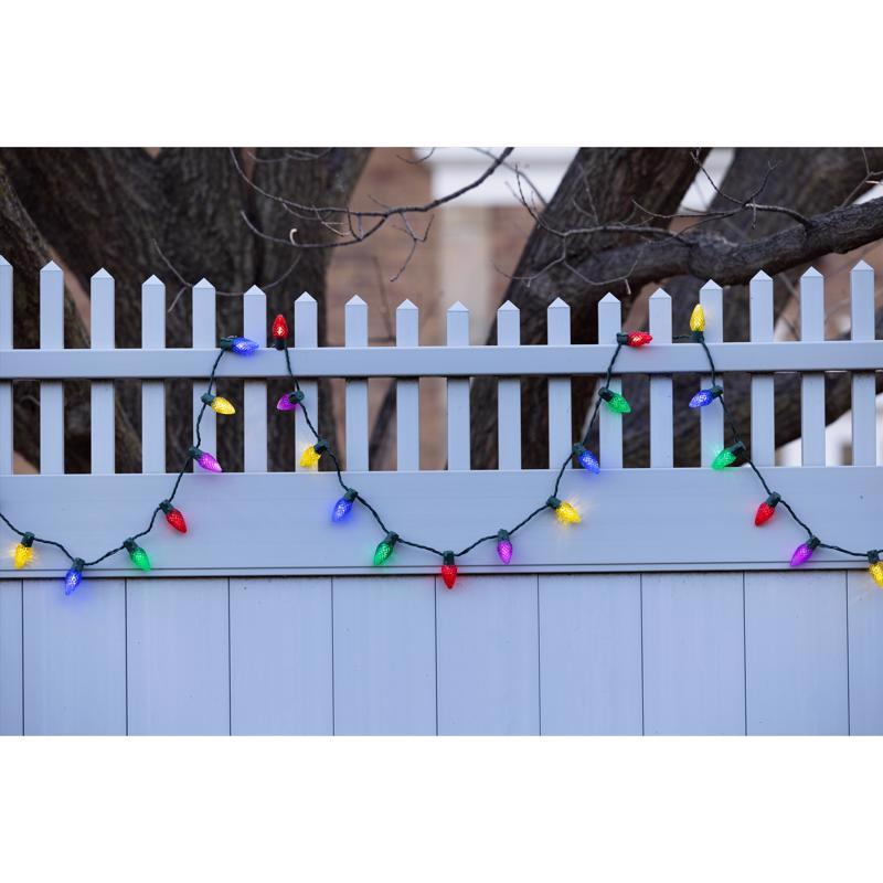 Celebrations Classic LED C9 Multicolored 25 ct String Christmas Lights 16 ft.