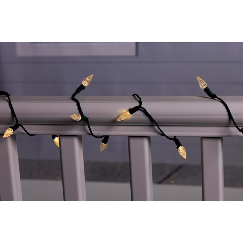 Celebrations Classic LED C6 Multicolored/Warm White 50 ct String Christmas Lights 16 ft.