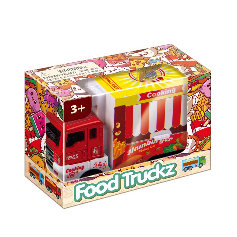 Playmaker Toys Food Truckz Multicolored, Pack of 24