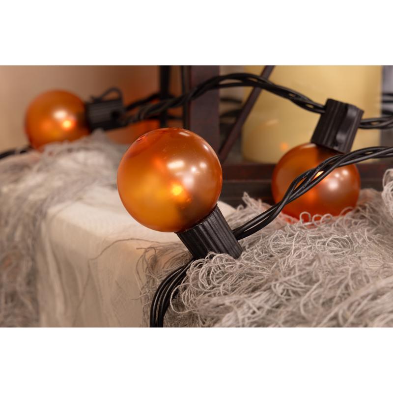 Celebrations Orange 25 ct LED String Lights