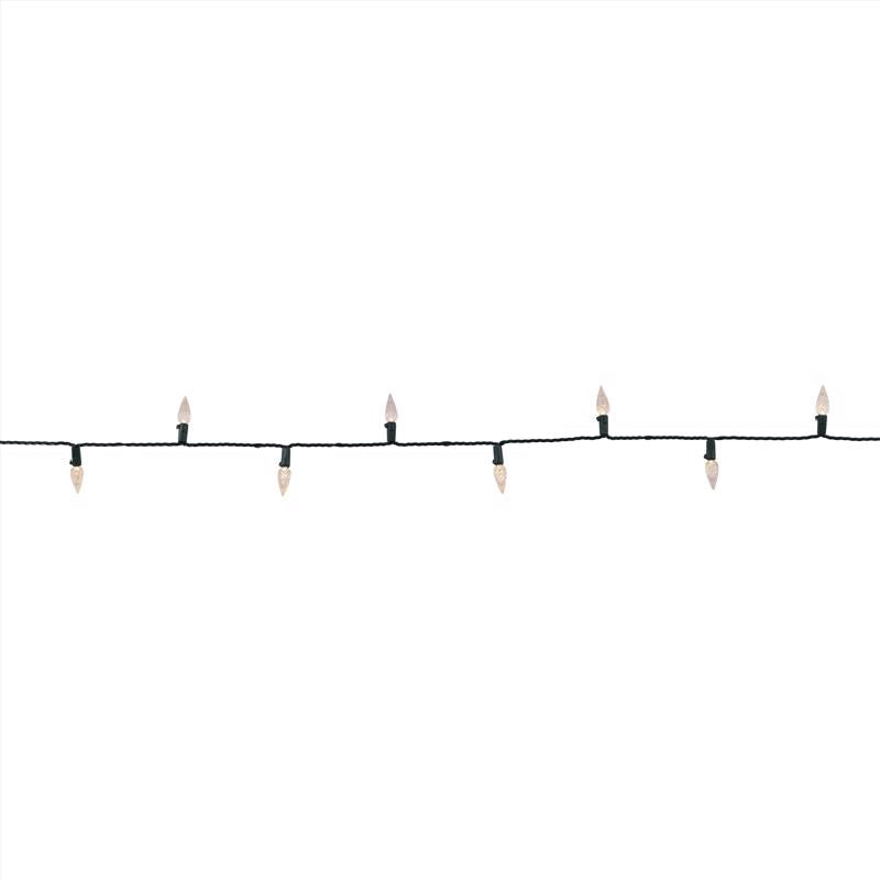 Celebrations Platinum LED C6 Multicolored/Warm White 50 ct String w/ Powerbank Christmas Lights