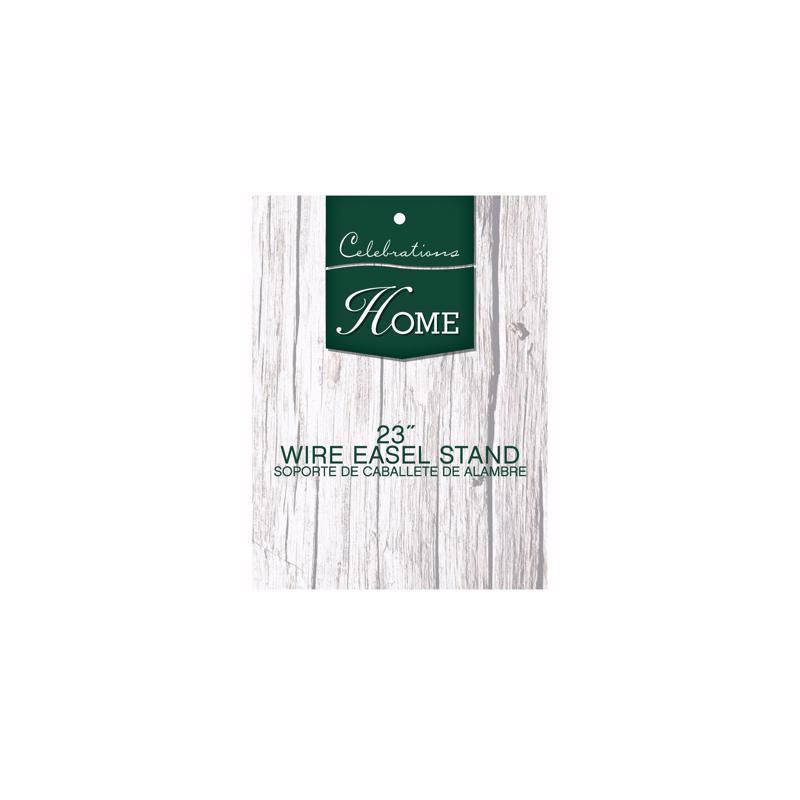 Celebrations 23 in. Floral Easel Wreath Stand 1 pk