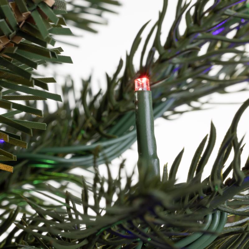 Holiday Bright Lights 4 ft. Full LED 350 ct Emerald Pine Sparkle Christmas Tree