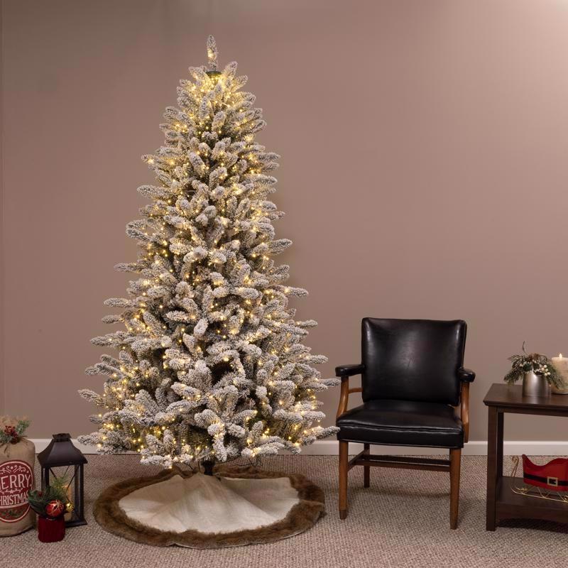 Holiday Bright Lights 7 ft. Full LED 1282 ct King Pine Color Changing Christmas Tree