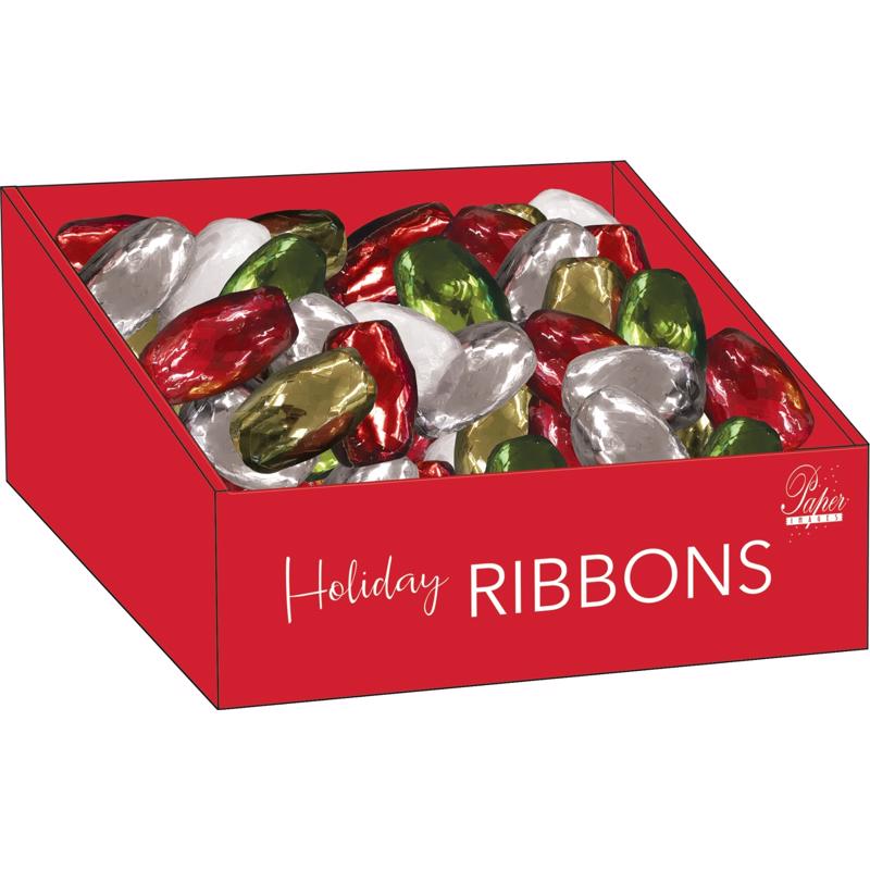 Paper Images Assorted Keg Ribbon, Pack of 40
