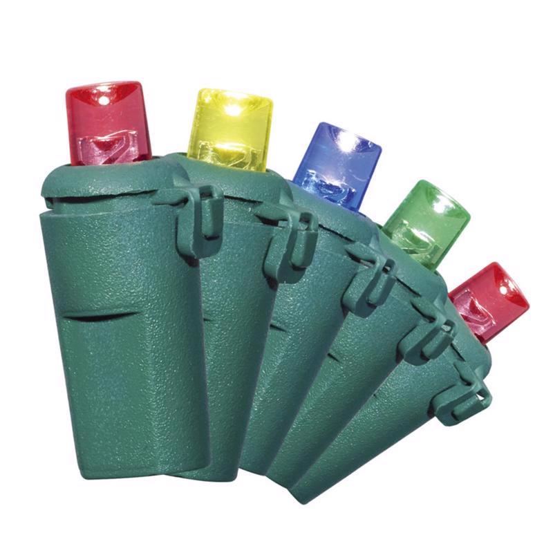 Celebrations LED C9/5MM Multicolored 5 ct Replacement Christmas Light Bulbs, Pack of 12