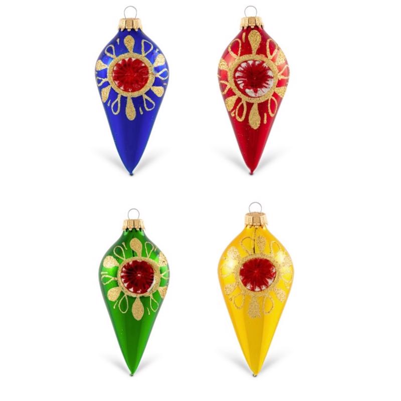Krebs Assorted Crown Caps Ornaments, Pack of 12