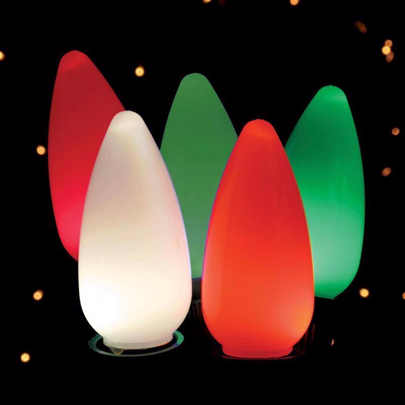 Celebrations LED C9/5MM Multicolored 4 ct Replacement Christmas Light Bulbs, Pack of 12