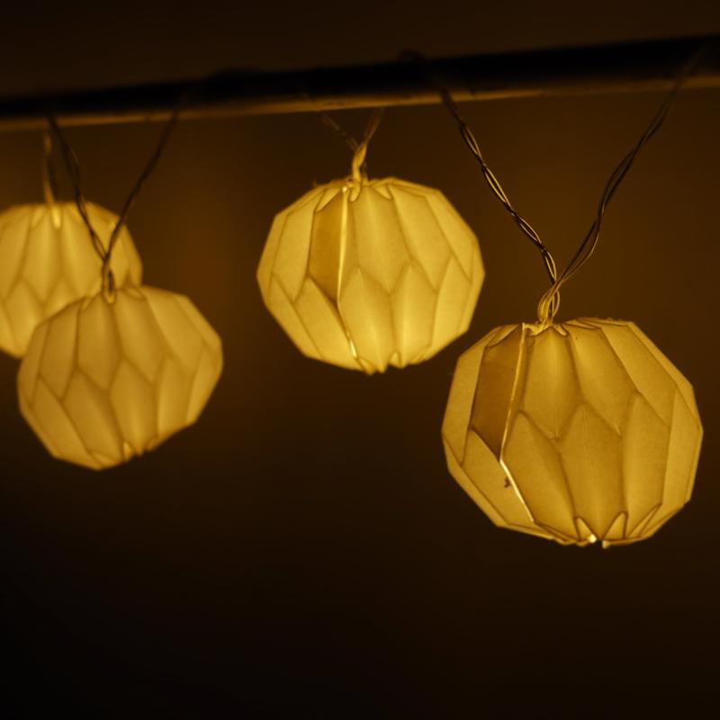 Alpine Warm White 10 ct LED Pumpkin String Lights, Pack of 4
