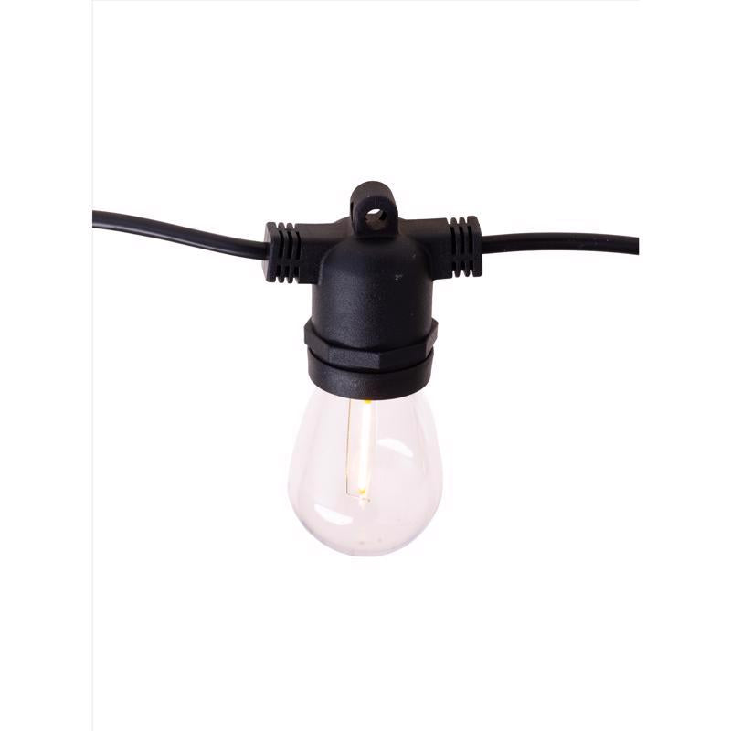 Belle Luci LED Rechargeable Patio Light Light Set Warm White 18 ft. 10 lights