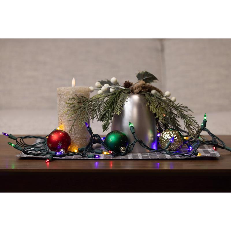 Celebrations LED T5 Multicolored 105 ct String Christmas Lights 26 ft.