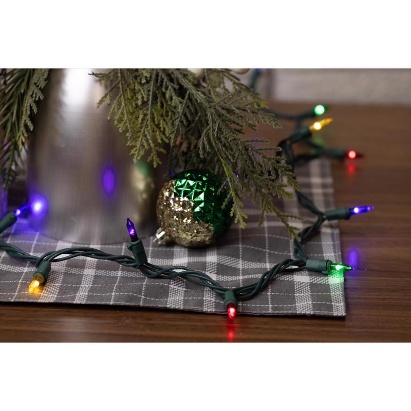 Celebrations LED T5 Multicolored 105 ct String Christmas Lights 26 ft.