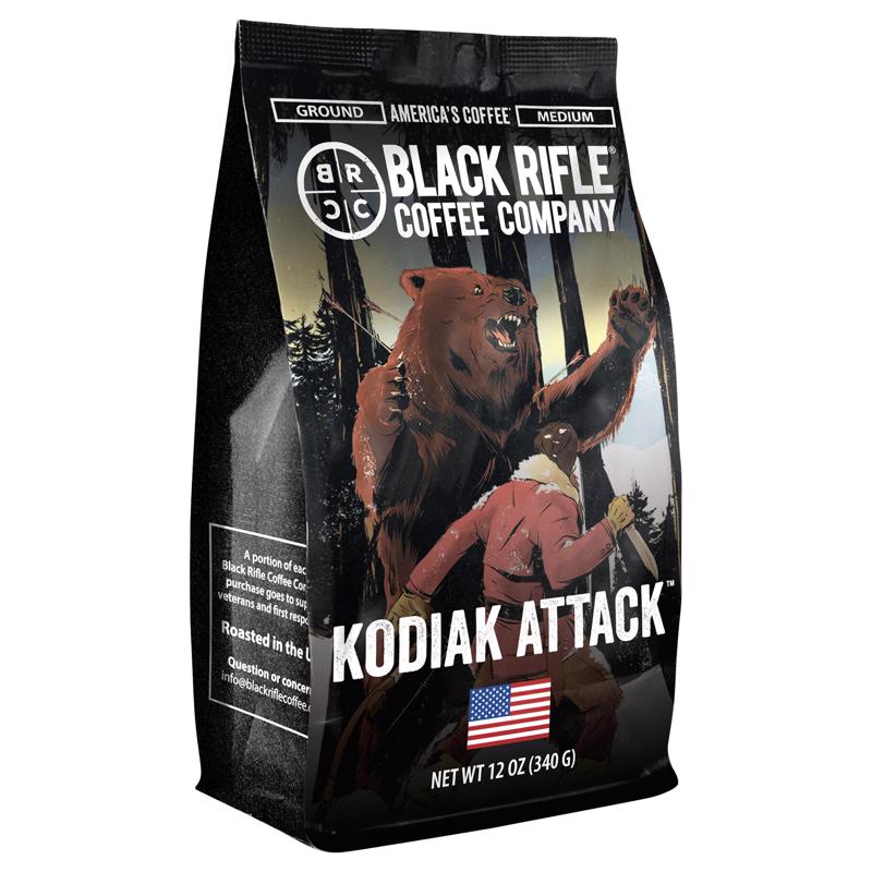 Black Rifle Coffee Company Kodiak Attack Ground Coffee 1 pk, Pack of 6