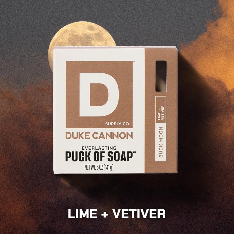 Duke Cannon Buck Moon Lime + Vetiver Scent Bar Soap 5 oz 1 pk