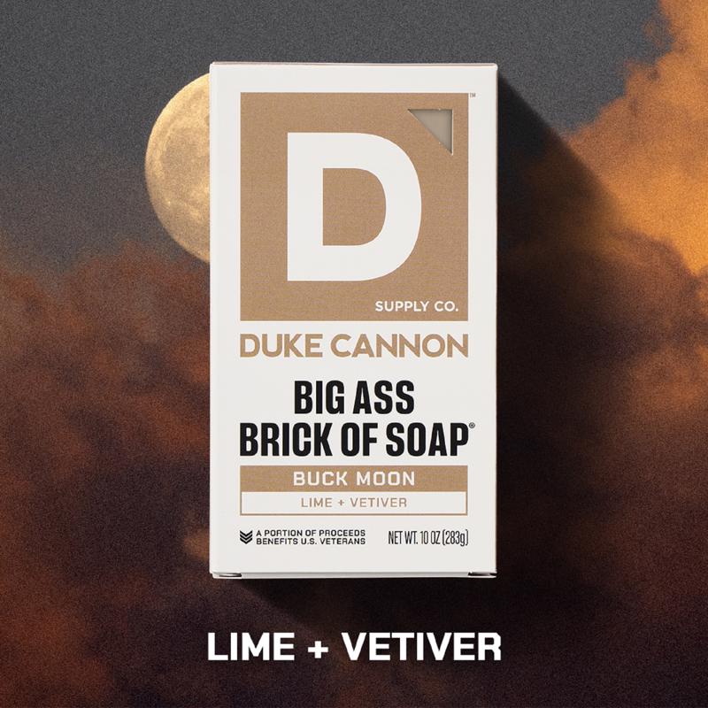 Duke Cannon Buck Moon Lime + Vetiver Scent Bar Soap 10 oz 1 pk