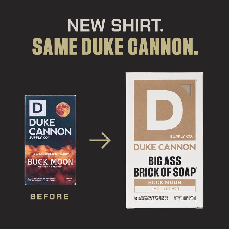 Duke Cannon Buck Moon Lime + Vetiver Scent Bar Soap 10 oz 1 pk
