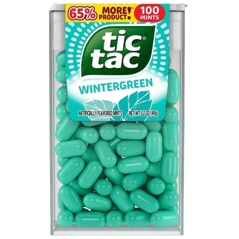 Tic Tac Wintergreen Mints 1.7 oz, Pack of 12