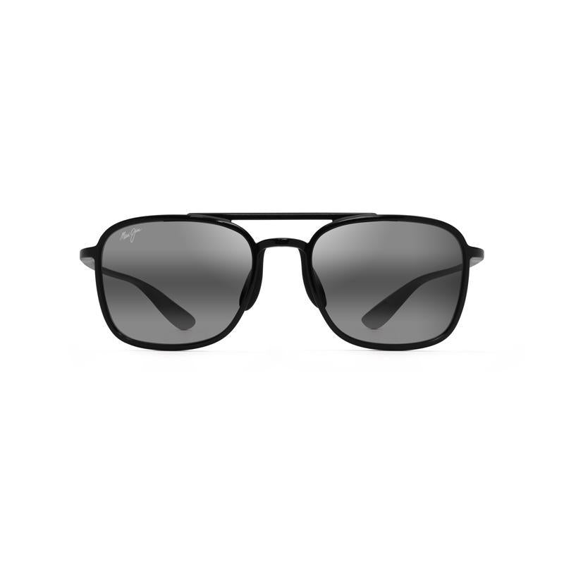 Maui Jim Keokea Unisex Black Frame Neutral Grey Lens Polarized Sunglasses