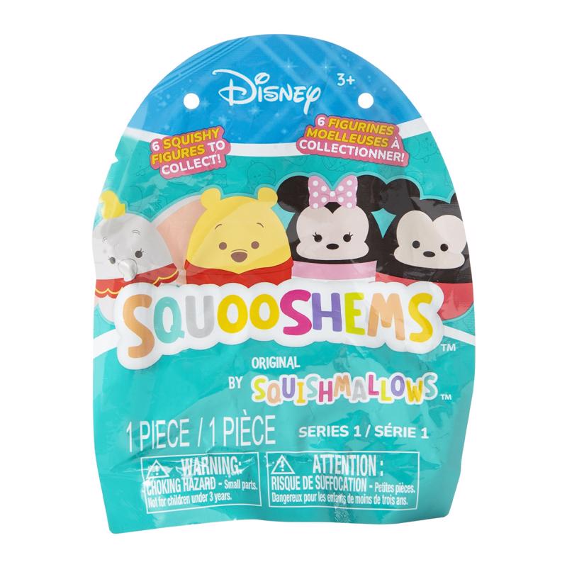 Squishmallows Squooshems Disney Squishy Figures Assorted, Pack of 28