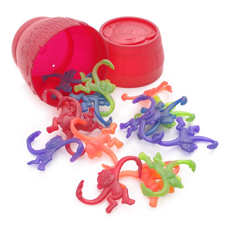 Spin Master Barrel Of Monkey Monkeys Game Assorted 16 pc