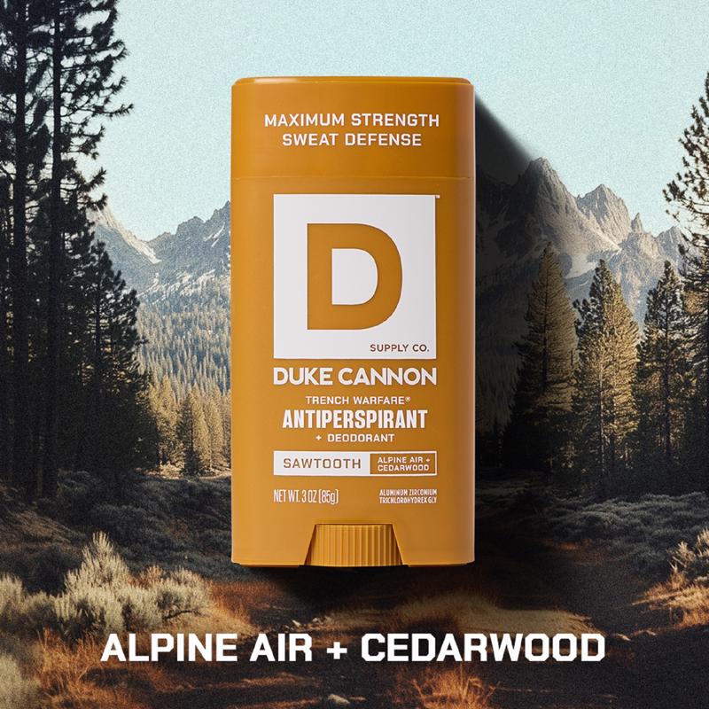 Duke Cannon Trench Warfare Orange Antiperspirants/Deodorants 3 oz 1 pk