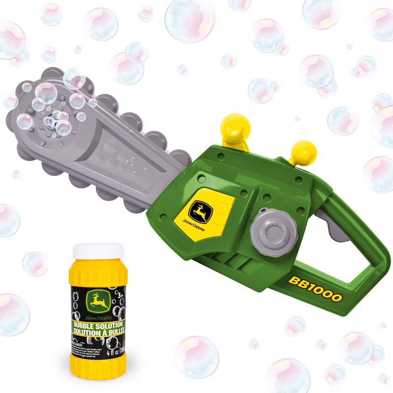 John Deere Bubble Chainsaw Green/Grey