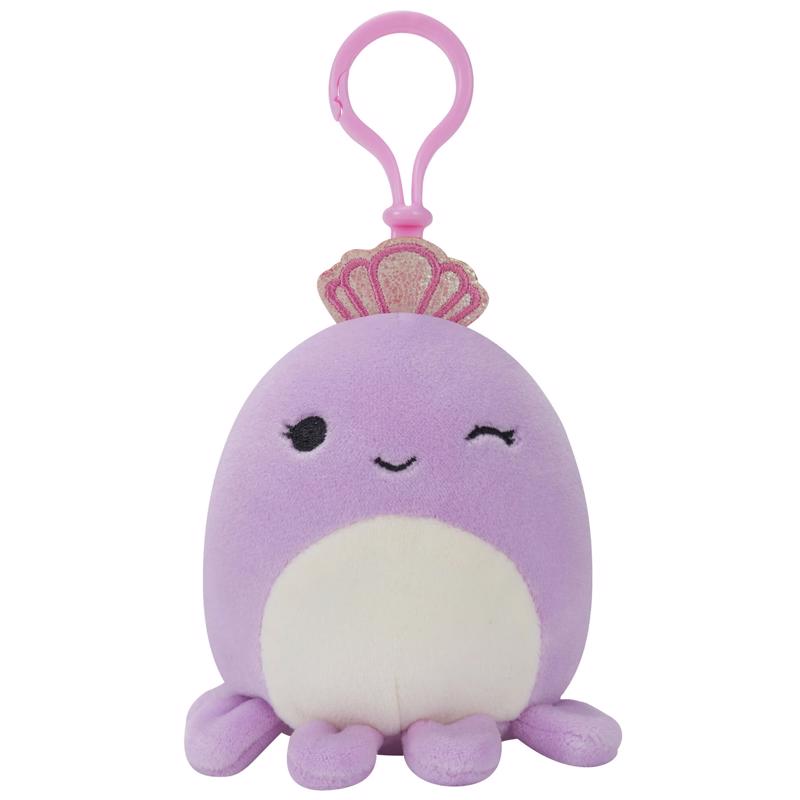 Nys Life Squishmallow Plush Toy Clip Assorted, Pack of 24