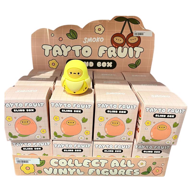 Smoko Tayto Fruit Blind Box Figure Multicolored, Pack of 24