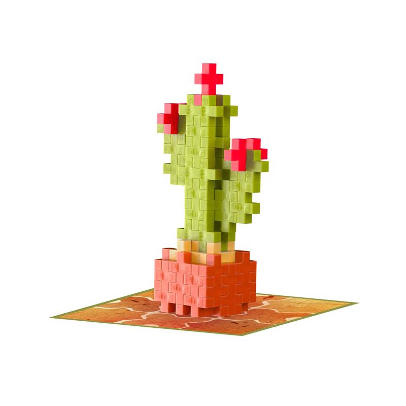 Plus-Plus Playful Plant Packets Building Set Multicolored, Pack of 36