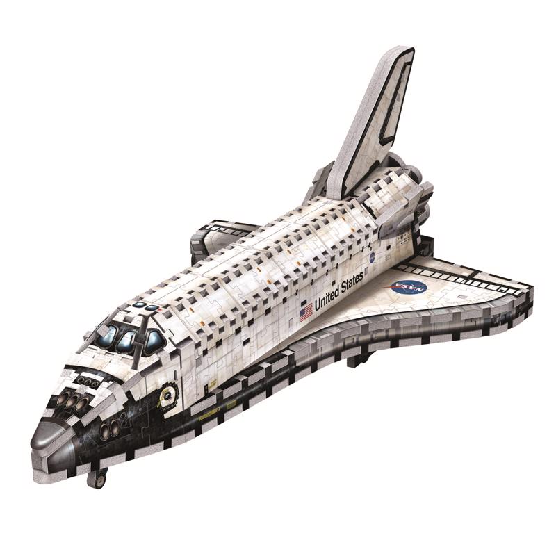 Wrebbit3D Space Shuttle Orbiter 3D Jigsaw Puzzle White 435 pc