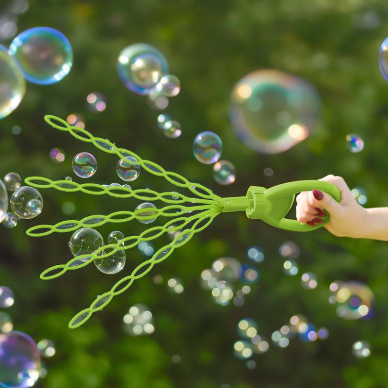 Maxx Bubbles 5-in-1 Bubble Wand Green, Pack of 12
