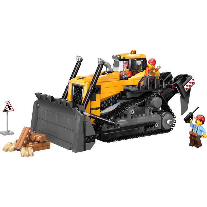 LEGO Yellow Bulldozer City Building Set Multi 682 pc