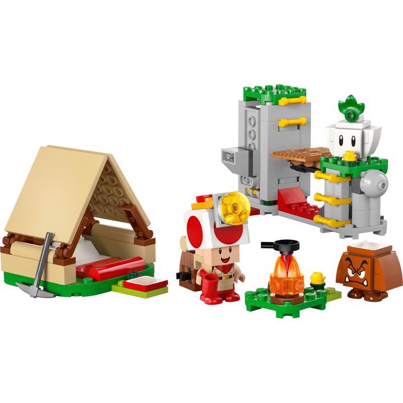 LEGO Super Mario Captain Toad's Camp Building Set Multi 159 pc