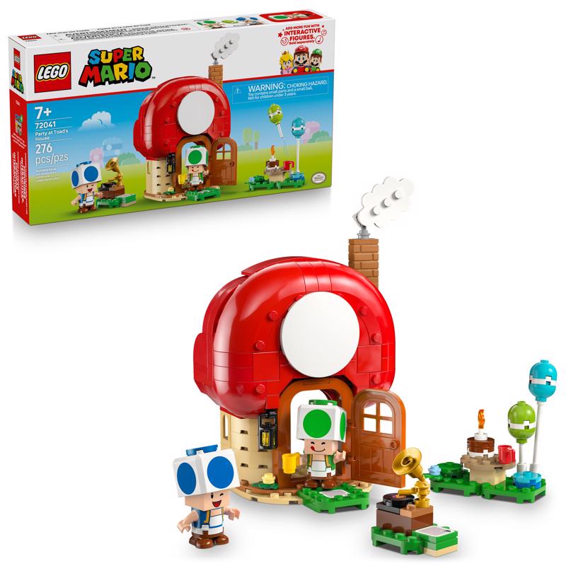 LEGO Super Mario Party at Toads House Building Set Multicolored 276 pc