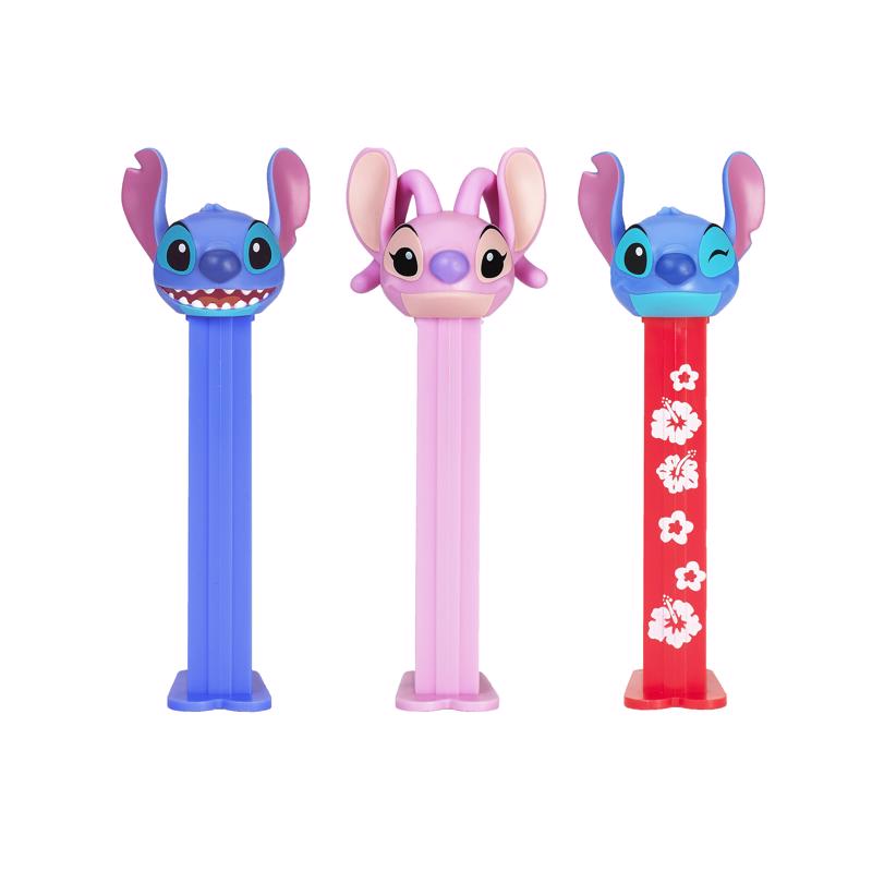 PEZ Disney Stitch Candy and Dispenser 0.87 oz, Pack of 12