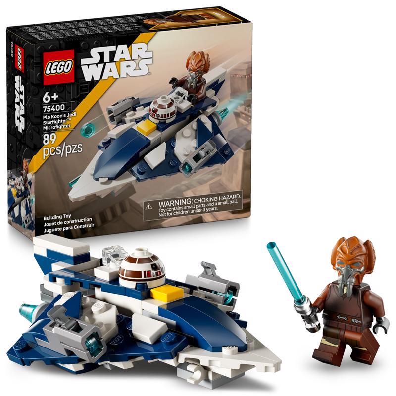 LEGO Plo Koons Jedi Starfighter Microfighter Star Wars Building Set Multicolored 89 pc