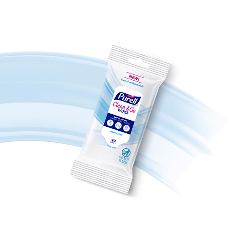 Purell Fresh Scent Wipes Hand Sanitizing Wipes 20 wipes, Pack of 12