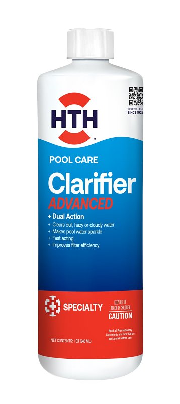 HTH 67067 Advanced Clarifier, 1 qt, Crystal Clear, Pack of 6
