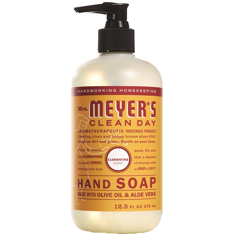 Mrs. Meyer's Clean Day Clementine Scent Hand Soap 12.5 fl. oz., Pack of 6