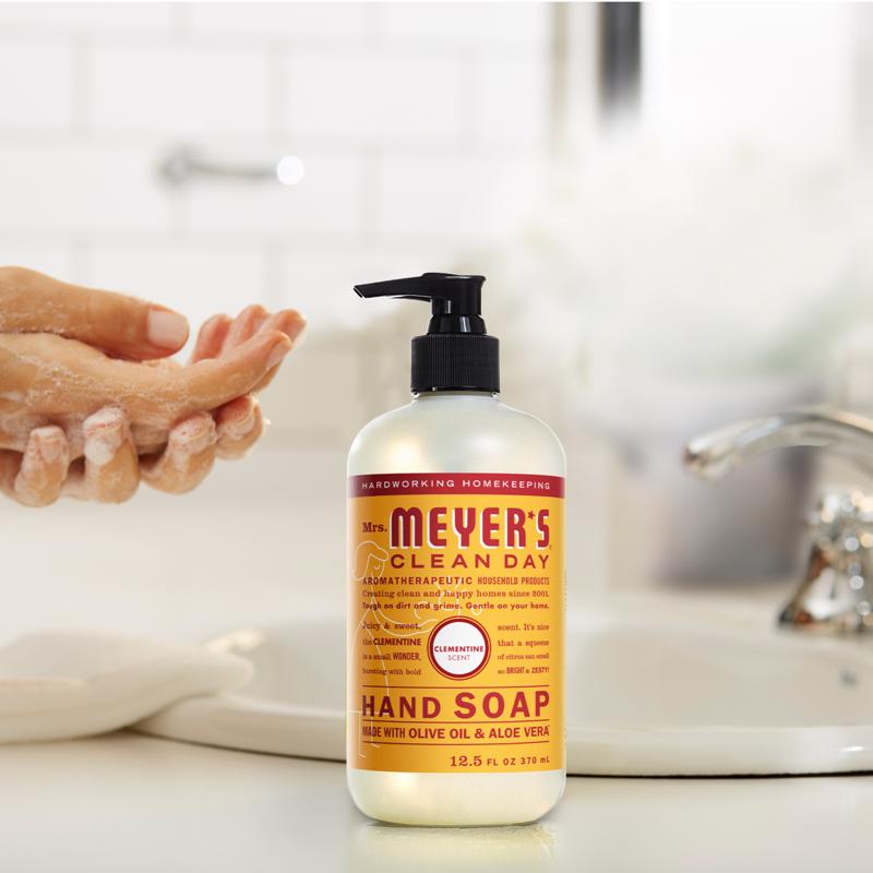 Mrs. Meyer's Clean Day Clementine Scent Hand Soap 12.5 fl. oz., Pack of 6