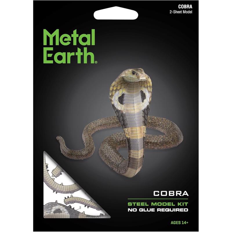 Metal Earth Cobra Snake 3D Metal Model Kit