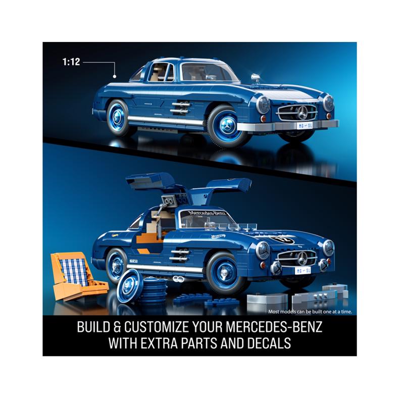 Hot Wheels Mega Premium Mercedes-Benz Building Set 1600 pc