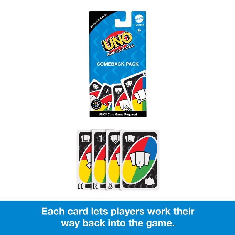 UNO Expansion Packs Card Game, Pack of 24