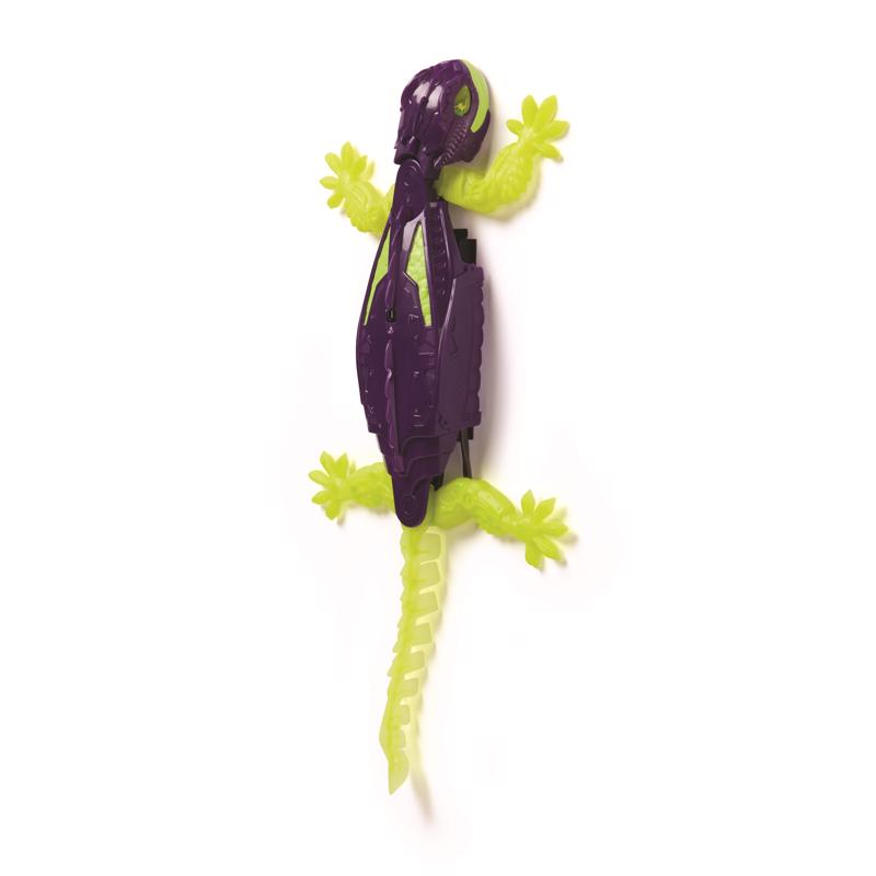 Hex Bots Gecko Rechargeable Remote Control Robot Green/Purple