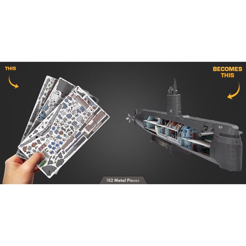 Metal Earth USS Nautilus Building Kit
