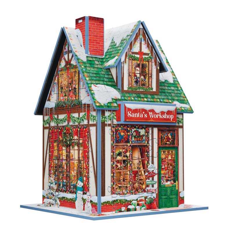 Eurographics Santa's Workshop 3D Jigsaw Puzzle 323 pc