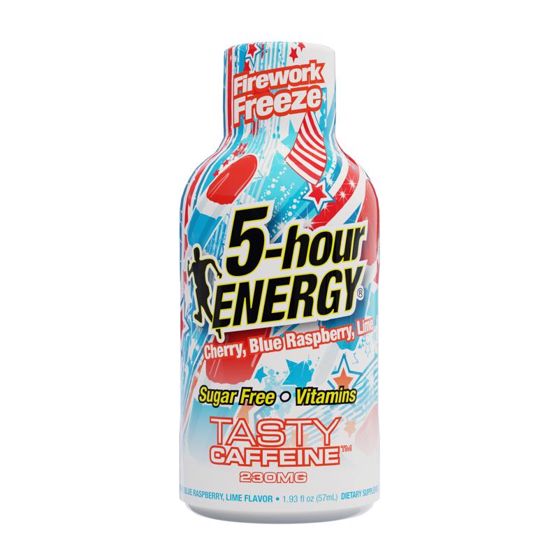 5-hour Energy Fireworks Freeze Sugar Free Assorted Energy Shot 1.93 fl. oz., Pack of 12