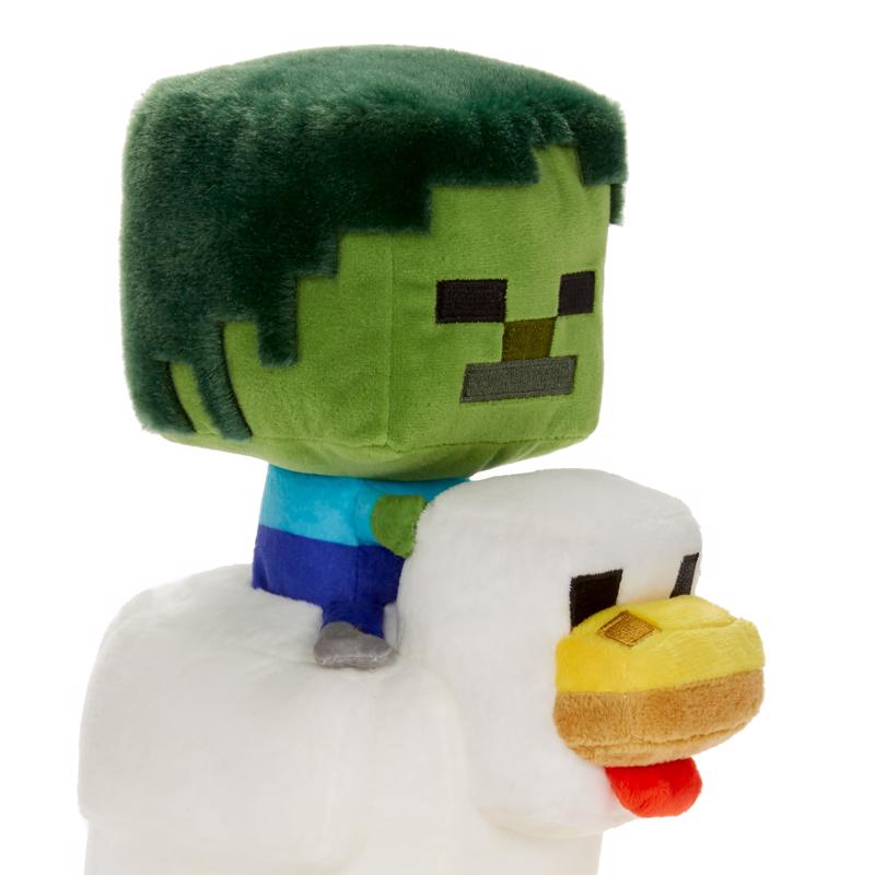 Minecraft Chicken Jockey Plush Toy, Pack of 6