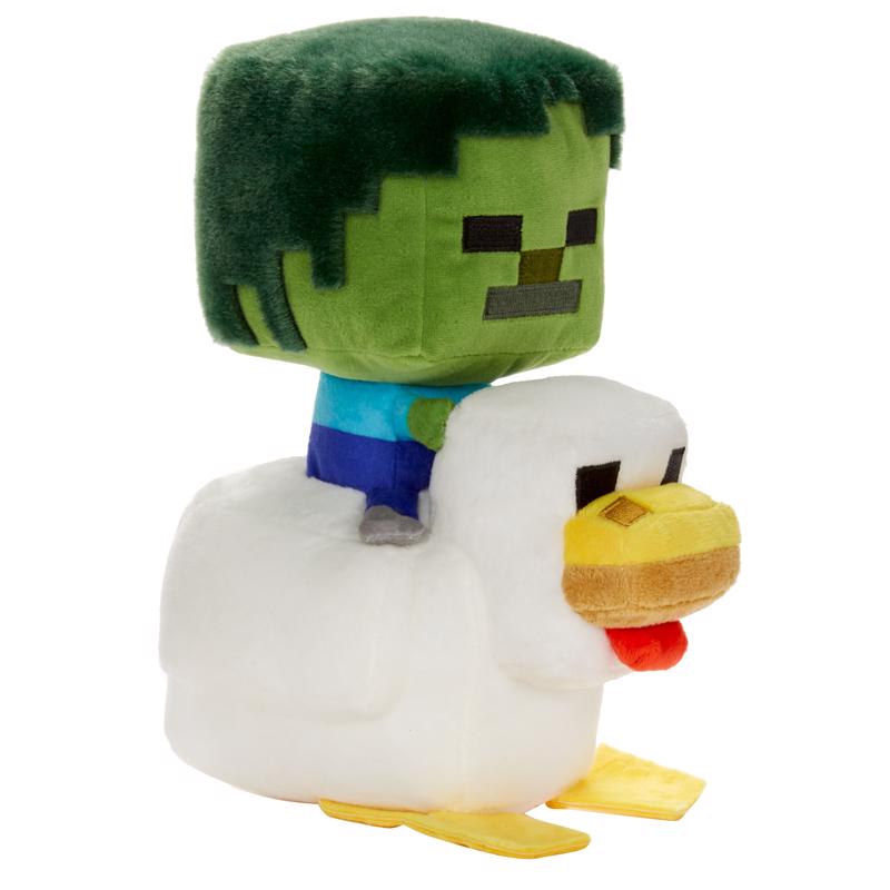 Minecraft Chicken Jockey Plush Toy, Pack of 6
