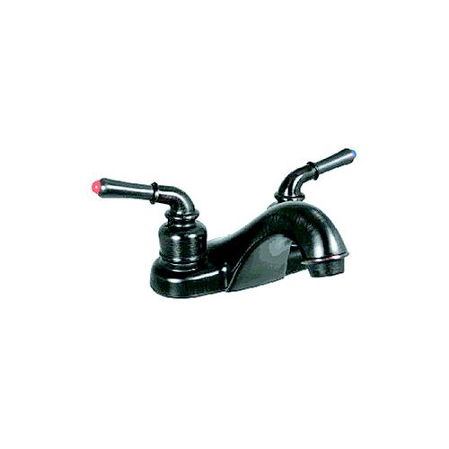 Valterra Catalina Two Teacup Handle 4″ RV Lavatory Bathroom Hi-Rise Spout Faucet